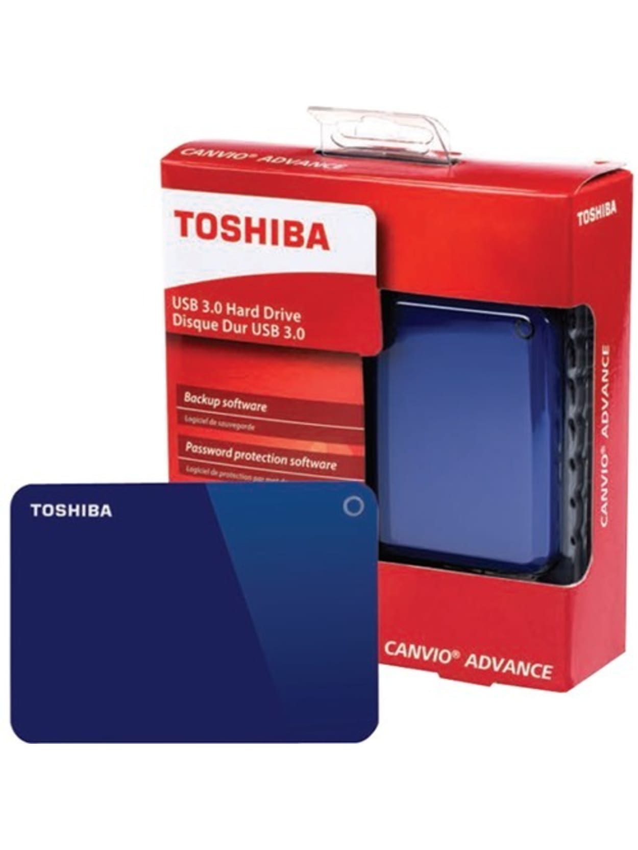 Toshiba Canvio Advance 1TB Portable External USB 3.0 Hard Drive